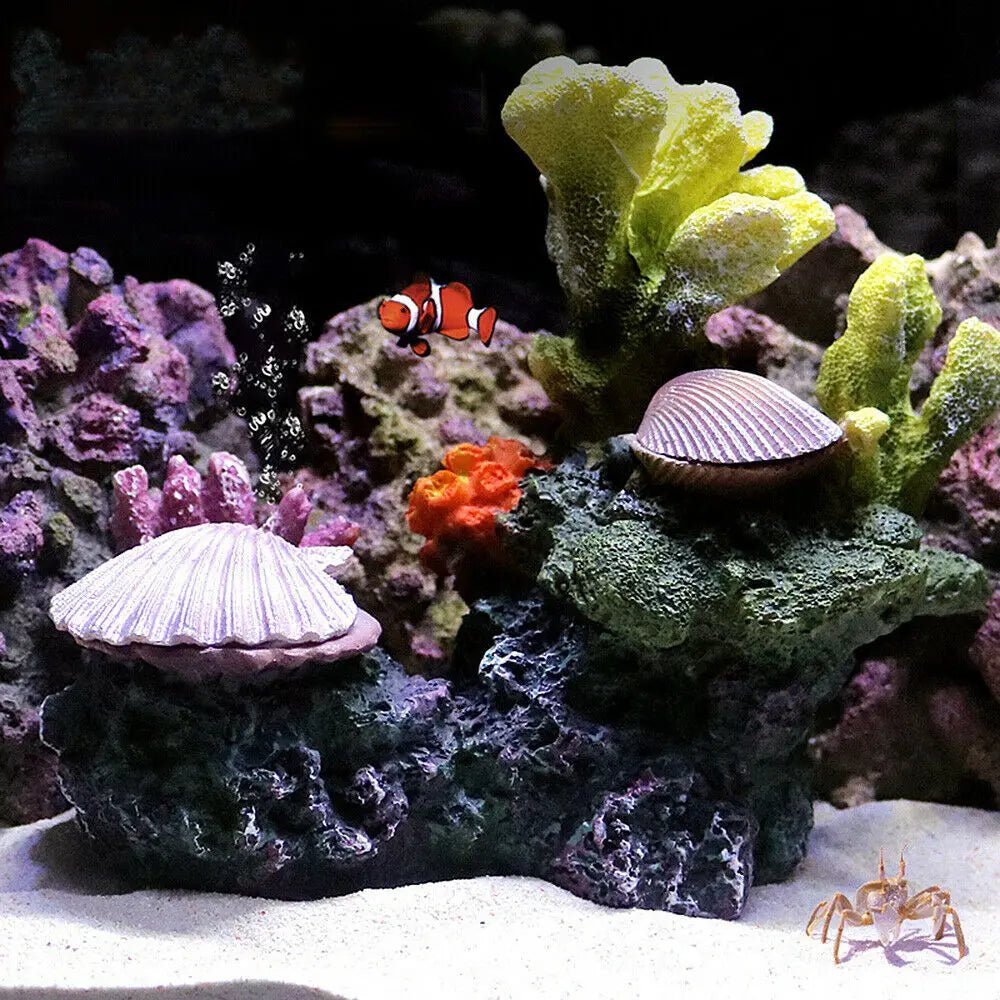 Wholesale Bulk Resin Coral Reef Aquarium Ornaments Fish Tank Decor Resin Coral Home Tank Decor - Furbury