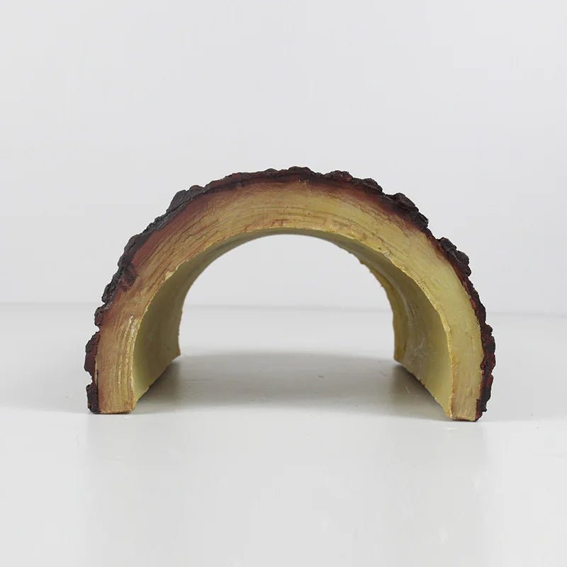 Wholesale Bulk Resin Turtle Reptile Hide Cave Reptiles Avoiding Caves Simulation Tree Bark Amphibians Landscape Lizard Feeding Box Decoration - Furbury