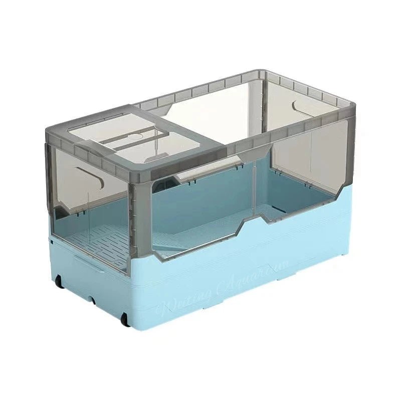 Wholesale Bulk Turtle tank free water change with sunbed Brazilian turtle ecological landscaping breeding box aquarium accessories 220V 4W - Furbury