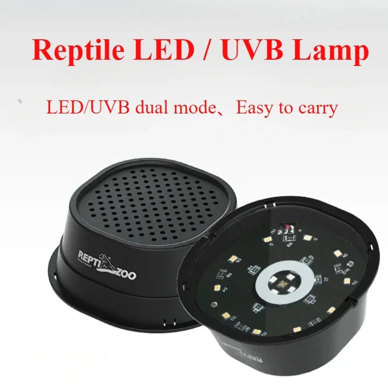 Wholesale Bulk UVB Pet Reptile Lampfor Amphibian Snake Lamp Heat Reptiles Bulb LED/UVB Dual Mode Reptiles Light Lizard Breeding Box Lighting - Furbury