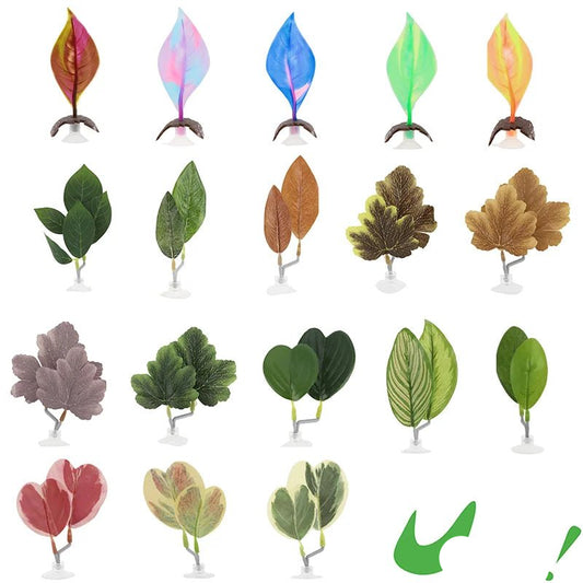 Wholesale Bulk UXCELL Artificial Betta Fish Bed Simulation Betta Leaf Bed Betta Hammock Pad with Suction Cup Aquarium Decor Fish Supplies - Furbury