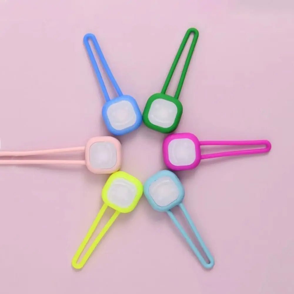 Wholesale Bulk Waterproof Pet Led Walking Night Pendant Colorful Hanging Dog Pendant Night Light Silicone with LED Light - Furbury