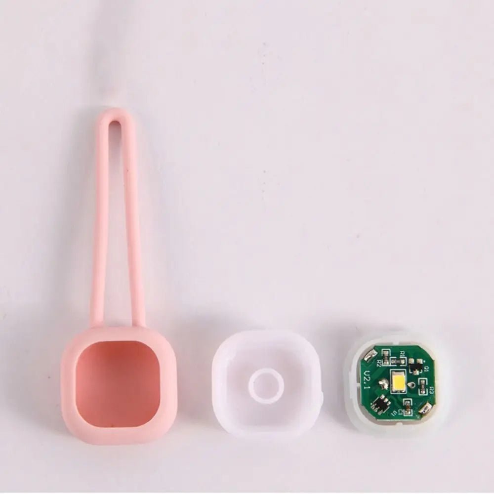 Wholesale Bulk Waterproof Pet Led Walking Night Pendant Colorful Hanging Dog Pendant Night Light Silicone with LED Light - Furbury