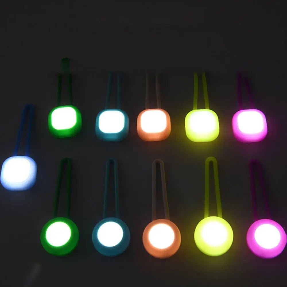 Wholesale Bulk Waterproof Pet Led Walking Night Pendant Colorful Hanging Dog Pendant Night Light Silicone with LED Light - Furbury