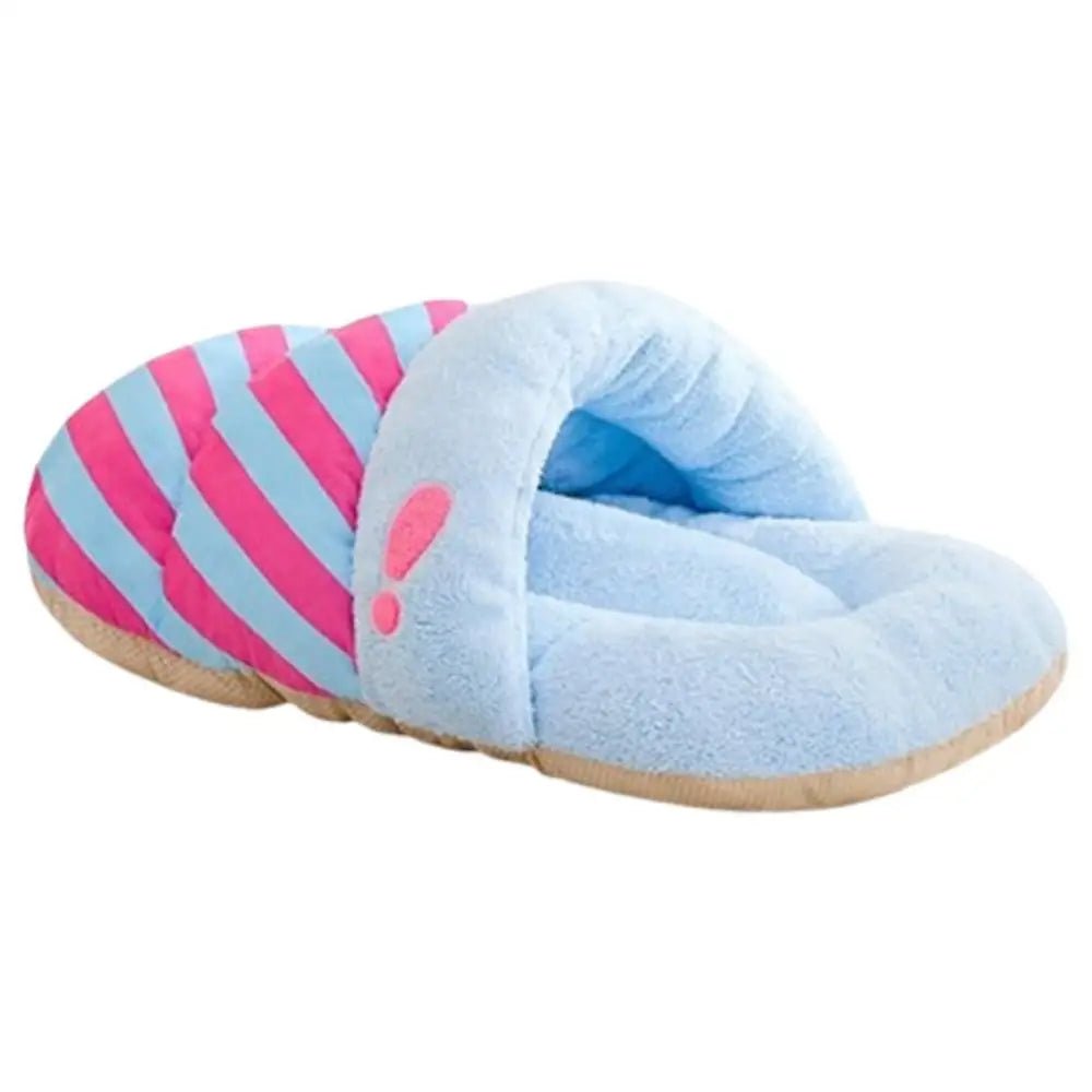 Wholesale Bulk Winter Cat Cave Bed Plush Slippers Cat Sleeping House Semi - Enclosed Design Pet Sleeping Tool For Dogs Cats Rabbits And Other - Furbury