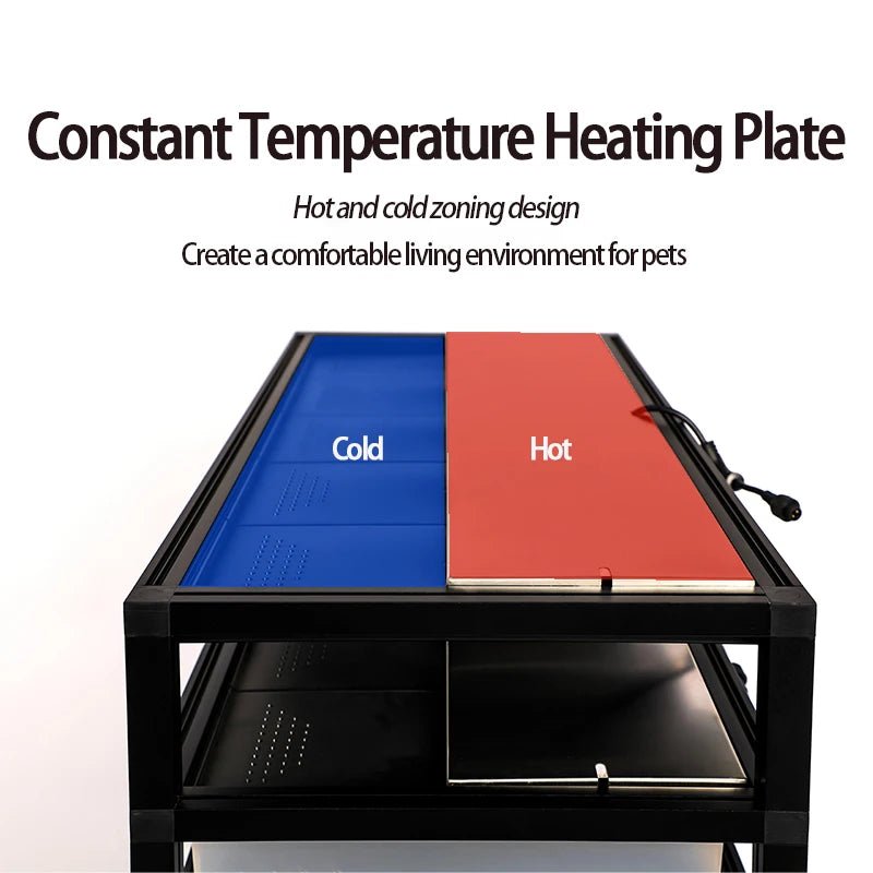 Wholesale Reptile Rack System Small Python Boa Reptile Plastic Pp Breeding Box Tubs Enclosure System Lizard Rack Breeding Bed - Furbury