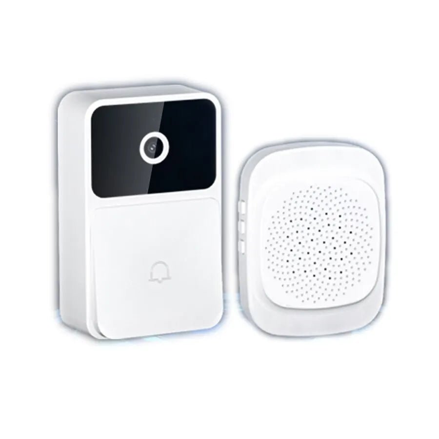WIFI Video Doorbell Camera Wireless Night Vision Smart Home Security HD Door Bell Two Way Intercom Voice Change For Home - Checkouts UK