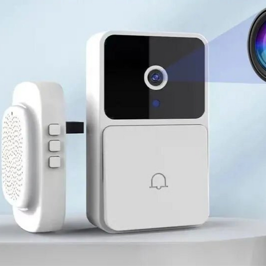 WIFI Video Doorbell Camera Wireless Night Vision Smart Home Security HD Door Bell Two Way Intercom Voice Change For Home - Checkouts UK