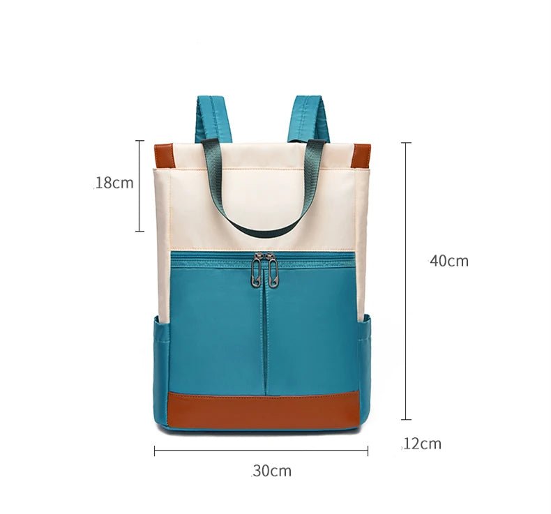 Women Backpack Waterproof Oxford Bagpack Large Mochilas Fashion Schoolbag For Teenagers Girls Travel Weekend - Checkouts UK