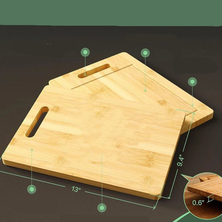 Wooden Cutting Board Kitchen Cutting Board For Meat Totally Bamboo Food Cutting Table Thickened Fruit Vegetables Chopping Panel - Checkouts UK