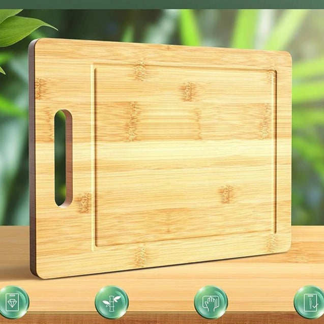 Wooden Cutting Board Kitchen Cutting Board For Meat Totally Bamboo Food Cutting Table Thickened Fruit Vegetables Chopping Panel - Checkouts UK