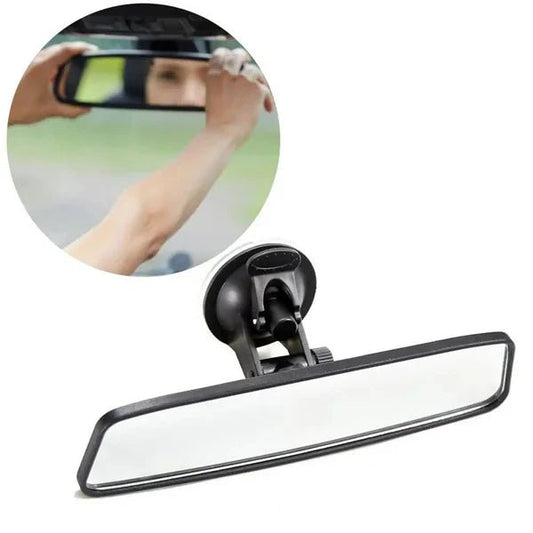 Drive Safer with a High-Clarity Suction Cup Rear View Mirror - Checkouts USA