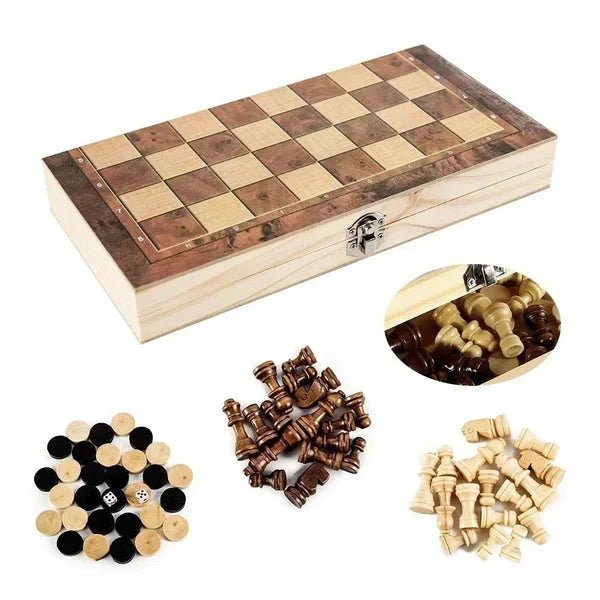 Elevate Your Game with a Chess Board Folding Wooden — The Perfect Blend of Tradition and Functionality - Checkouts USA