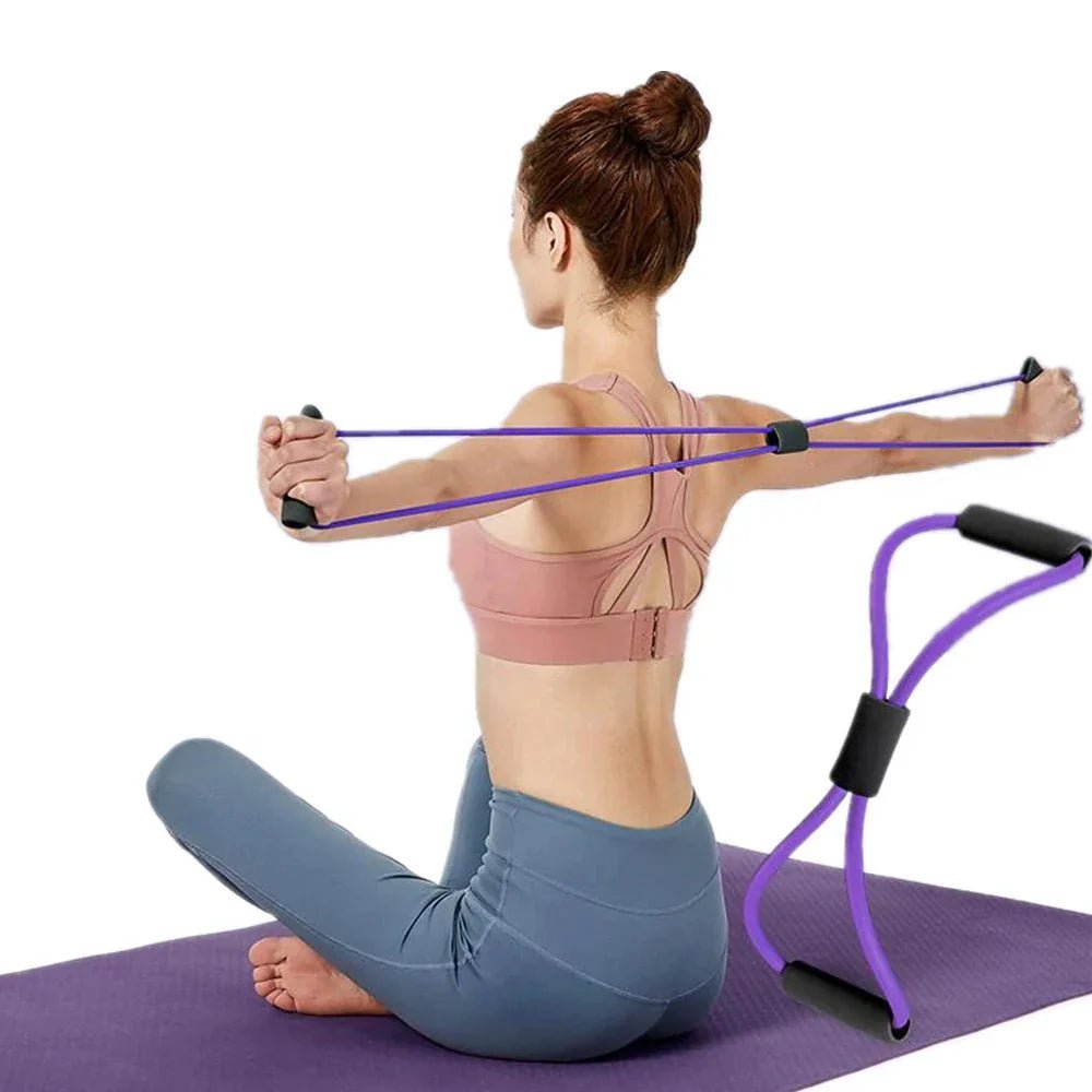 Revolutionize Your Home Workout: The Power of Fitness Resistance Bands with 4 Tube Pedal Puller - Checkouts USA