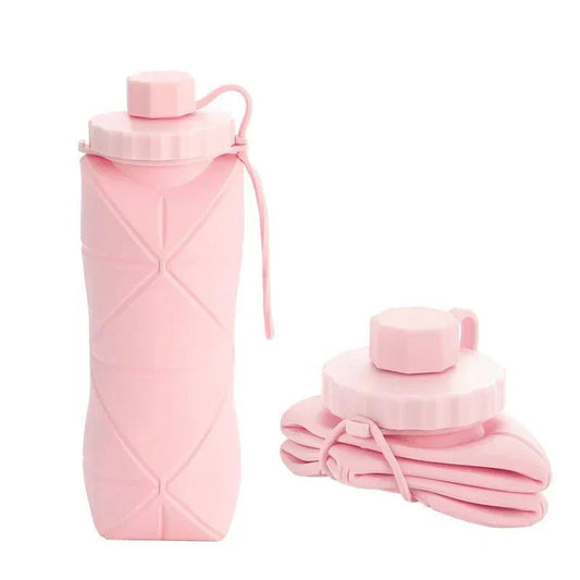 Stay Hydrated on the Go: Why the 600ml Folding Silicone Water Bottle Is Your Ultimate Travel Companion - Checkouts USA
