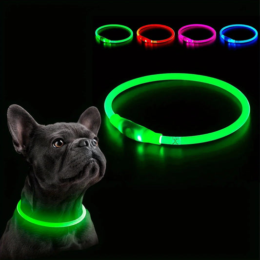 🐶 Step-by-Step Guide: How to Use the LED Luminous Anti-Lost Dog Collar - Checkouts USA
