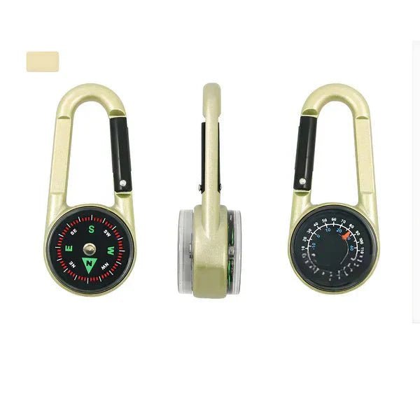 The Smartest $25 You’ll Spend on Your Next Adventure: Meet the Compass Thermometer Carabiner - Checkouts USA