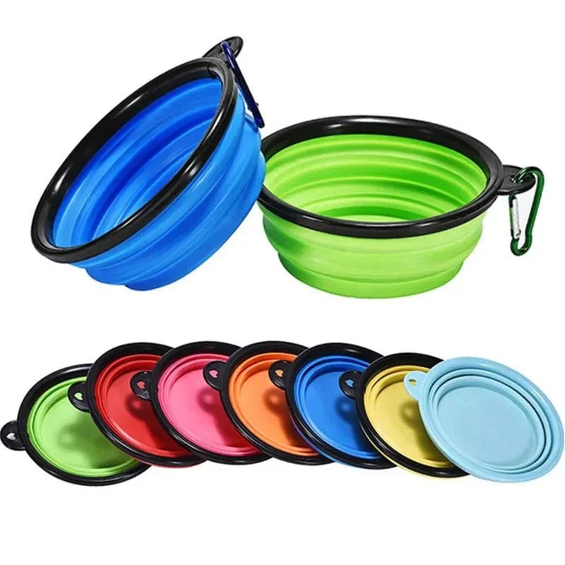 🥣 The Ultimate On-the-Go Feeding Solution: 350mL Pet Folding Bowl for Travel, Walks & More - Checkouts USA