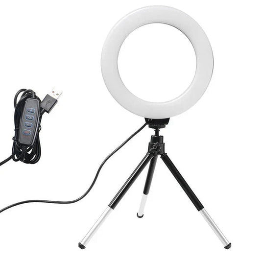 The Ultimate Tool for Better Photos, Videos, and Virtual Presence — Ring Light with Tripod - Checkouts USA