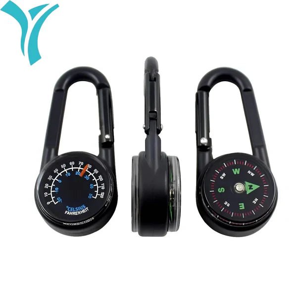 Why Every Adventurer Needs a Compass Thermometer Carabiner in Their Gear Bag - Checkouts USA