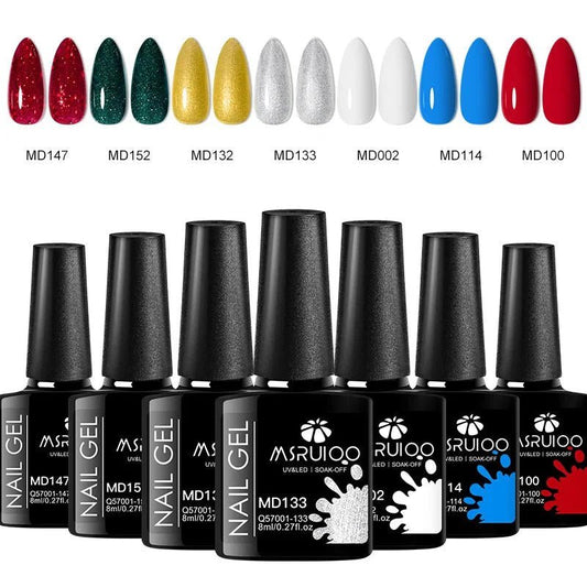 🎨 “Your Nails, Your Rules: Create, Play & Slay with This 7-Color Gel Polish Kit” - Checkouts USA