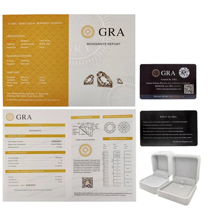 1.0 carat Moissanite Pendants for Women Classic Wedding Necklace Original S925 Sterling Silver Jewelry - Checkouts USA