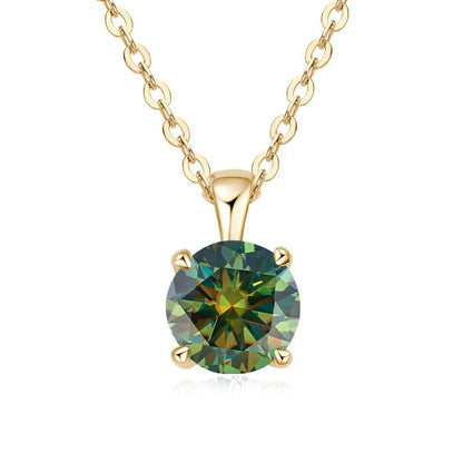 1.0 carat Moissanite Pendants for Women Classic Wedding Necklace Original S925 Sterling Silver Jewelry - Checkouts USA