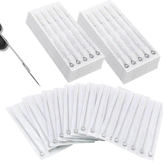 100/50/10pcs Sterilized Tattoo Needles RL RS M1 RM Tattoo Needle for Tattoo Permanent Makeup Machine - Checkouts UK