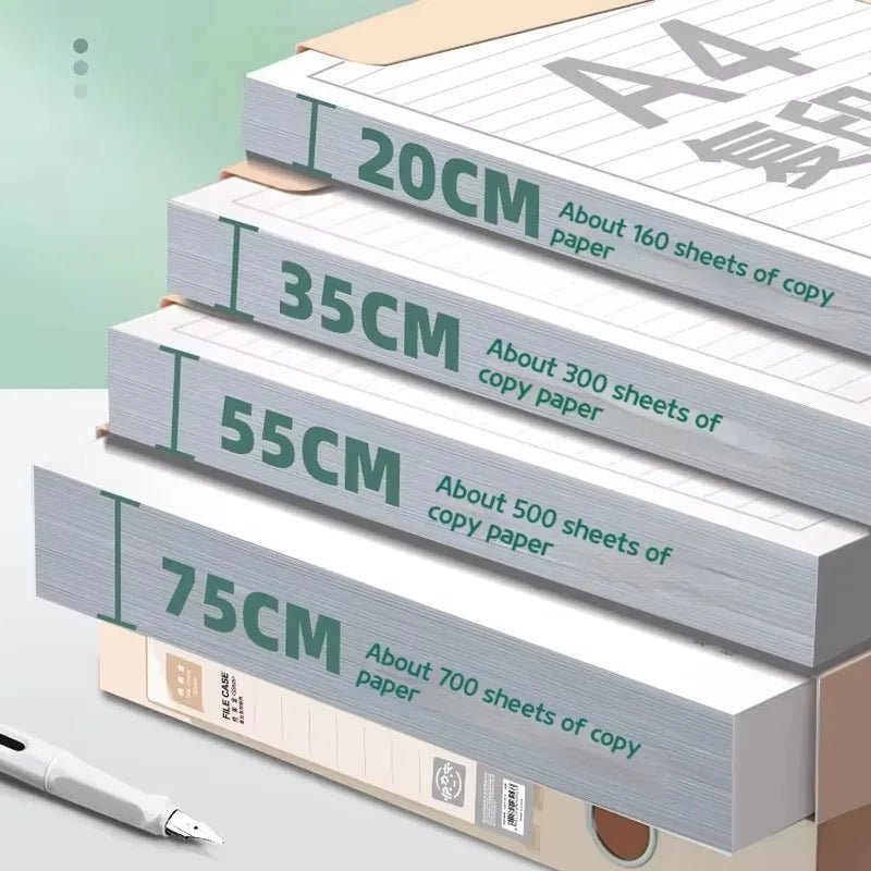 10pcs Large Capacity A4 File Folder Multifunctional Waterproof Document Organizer Dustproof Desktop Storage Document Holder - Checkouts USA