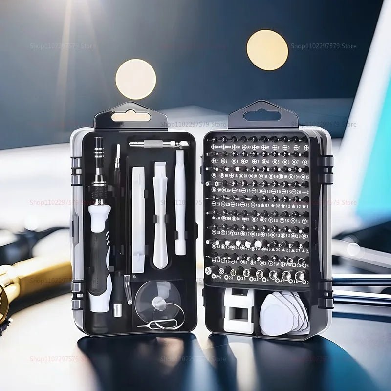 115 - in - 1 Precision Screwdriver Kit, Includes Magnetic Tips, Ideal for Electronics and Laptop Repairs, Professional Nut Driver - Checkouts USA