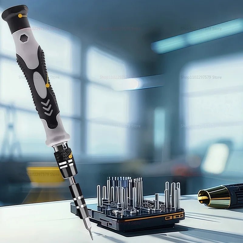 115 - in - 1 Precision Screwdriver Kit, Includes Magnetic Tips, Ideal for Electronics and Laptop Repairs, Professional Nut Driver - Checkouts USA