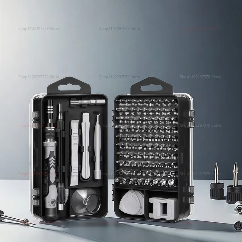 115 - in - 1 Precision Screwdriver Kit, Includes Magnetic Tips, Ideal for Electronics and Laptop Repairs, Professional Nut Driver - Checkouts USA