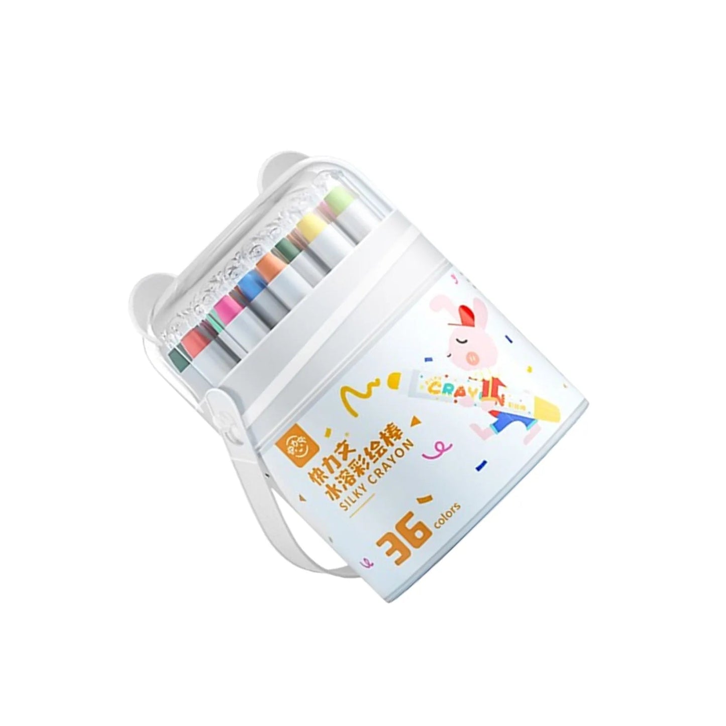 12/24/36/48 Color Children's CrayonOil Painting Stick Portable Barrel Not Dirty Hands Safe Washable Colorful Stick Art Supplies - Checkouts USA