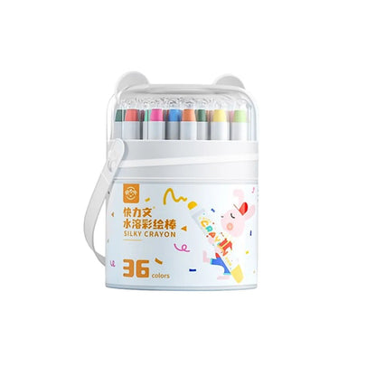12/24/36/48 Color Children's CrayonOil Painting Stick Portable Barrel Not Dirty Hands Safe Washable Colorful Stick Art Supplies - Checkouts USA