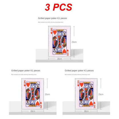 1/2/3PCS Dog Squeak Toy Puppy Toy Cute Unstuffed Chew Toy for Dog Teething Soft Pet Toy Newspaper Shaped Bright Colors - Furbury