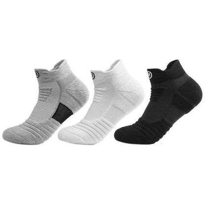 1/3pairs/Lot Men's Socks Compression Stockings Breathable Basketball Sports Cycling running Towel Socks High Elastic Tube Socks - Checkouts UK