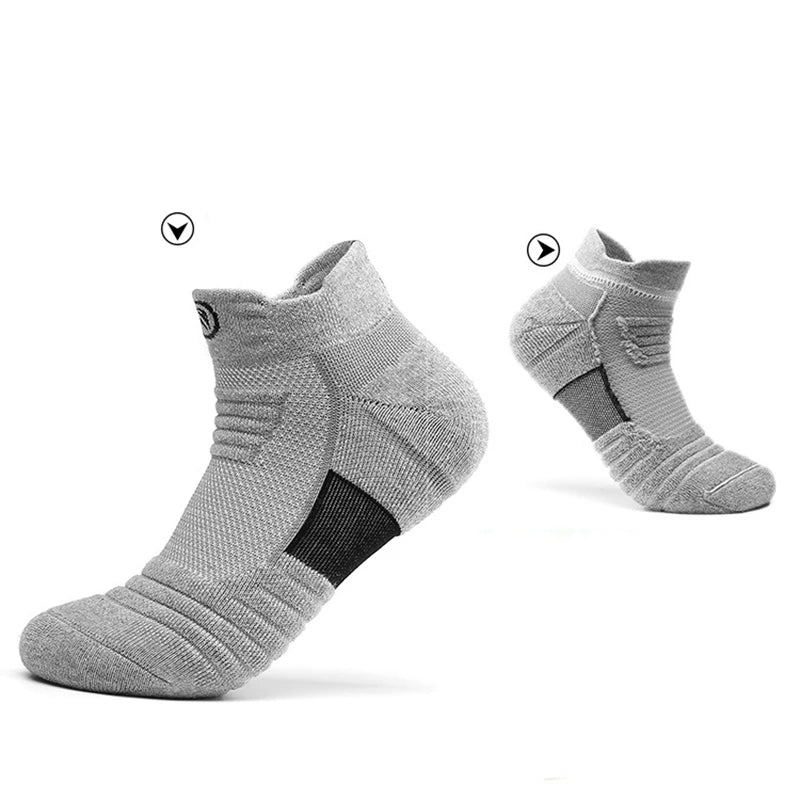 1/3pairs/Lot Men's Socks Compression Stockings Breathable Basketball Sports Cycling running Towel Socks High Elastic Tube Socks - Checkouts UK