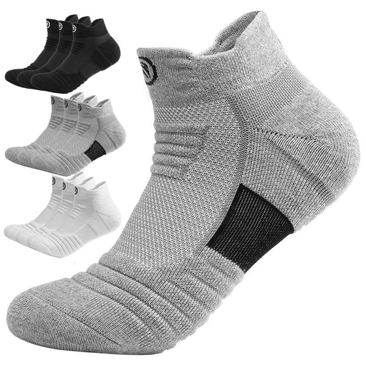 1/3pairs/Lot Men's Socks Compression Stockings Breathable Basketball Sports Cycling running Towel Socks High Elastic Tube Socks - Checkouts UK