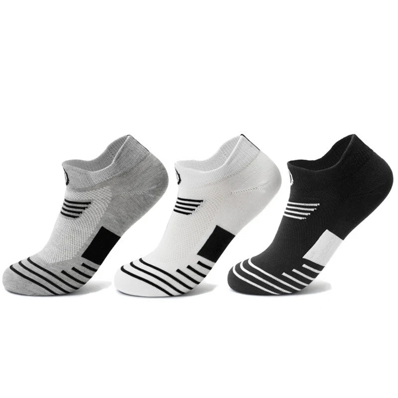 1/3pairs/Lot Men's Socks Compression Stockings Breathable Basketball Sports Cycling running Towel Socks High Elastic Tube Socks - Checkouts UK