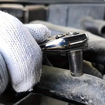 1/4 3/8 1/2 Inch Drive Stubby Ratchet Set with Short Handle Quick - Release Head Mini Ratchet Wrench Efficient Auto Repair Tool - Checkouts USA