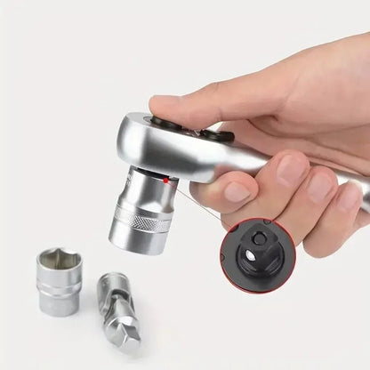 1/4 3/8 1/2 Inch Drive Stubby Ratchet Set with Short Handle Quick - Release Head Mini Ratchet Wrench Efficient Auto Repair Tool - Checkouts USA