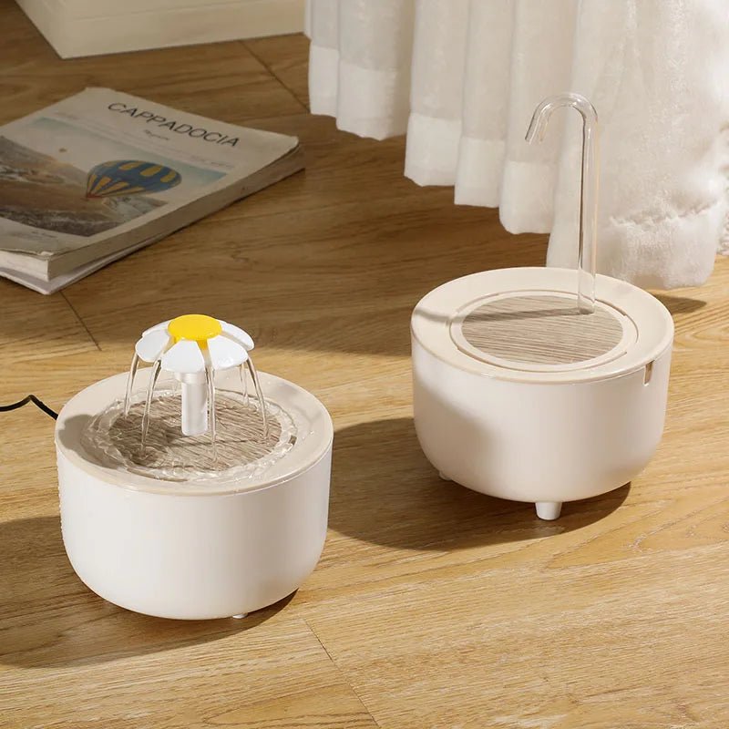 1L Pet Water Fountain Automatic Cat Drink Bowl Filter EU Plug Pet Drinking Dispenser Drinker For Cats Water Filter - Furbury
