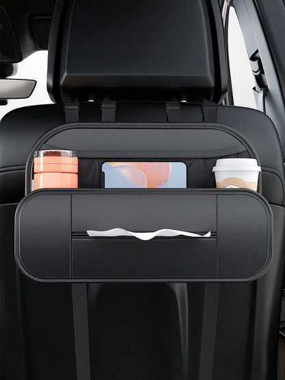 1pc Car Storage Bag, Rear Seat Organizer, Universal Vehicle - mounted Creative Car Decoration Storage Bag - Checkouts USA