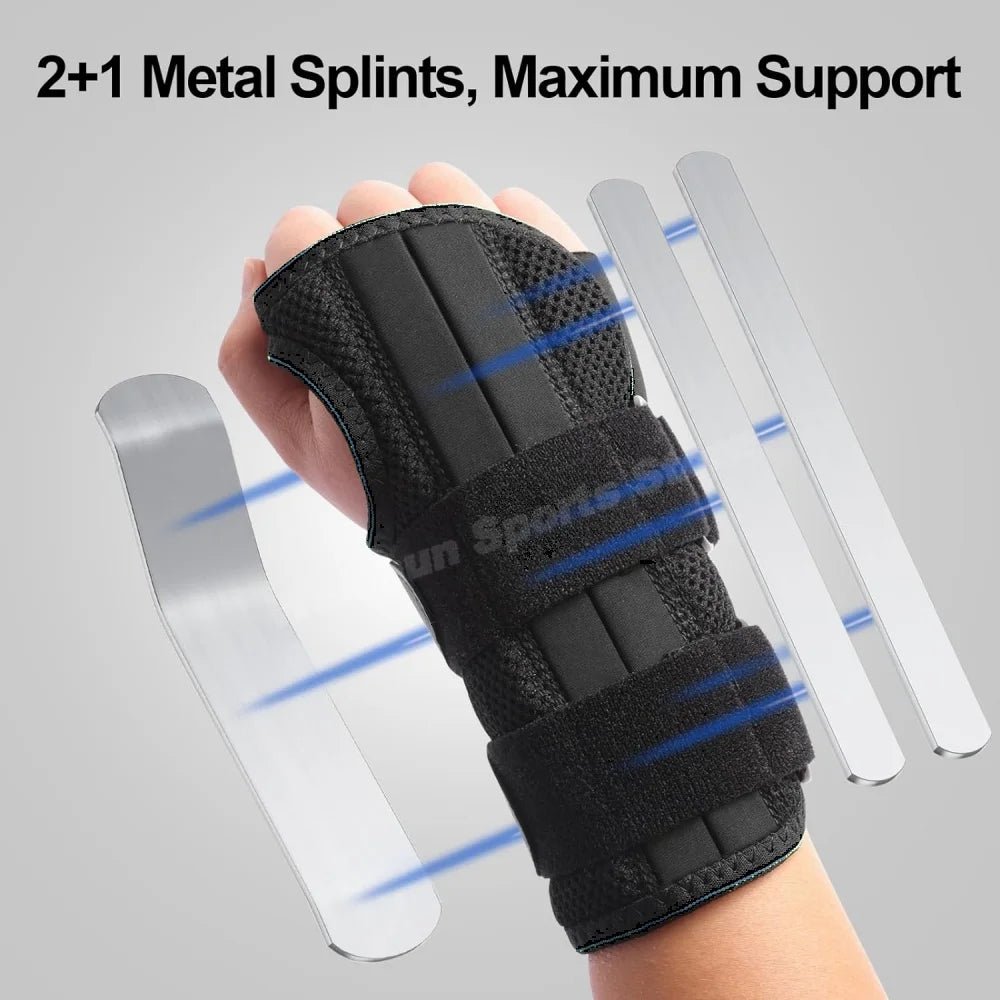 1pc Compression Wrist Brace Protector Carpal Tunnel Sports Wrist Guard Orthopedic Hand Brace Splint Wristband Syndrome Arthritis - Checkouts USA