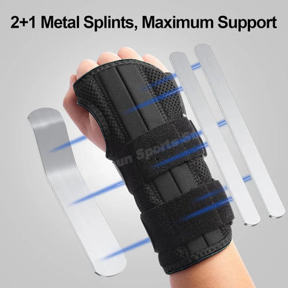 1pc Compression Wrist Brace Protector Carpal Tunnel Sports Wrist Guard Orthopedic Hand Brace Splint Wristband Syndrome Arthritis - Checkouts USA