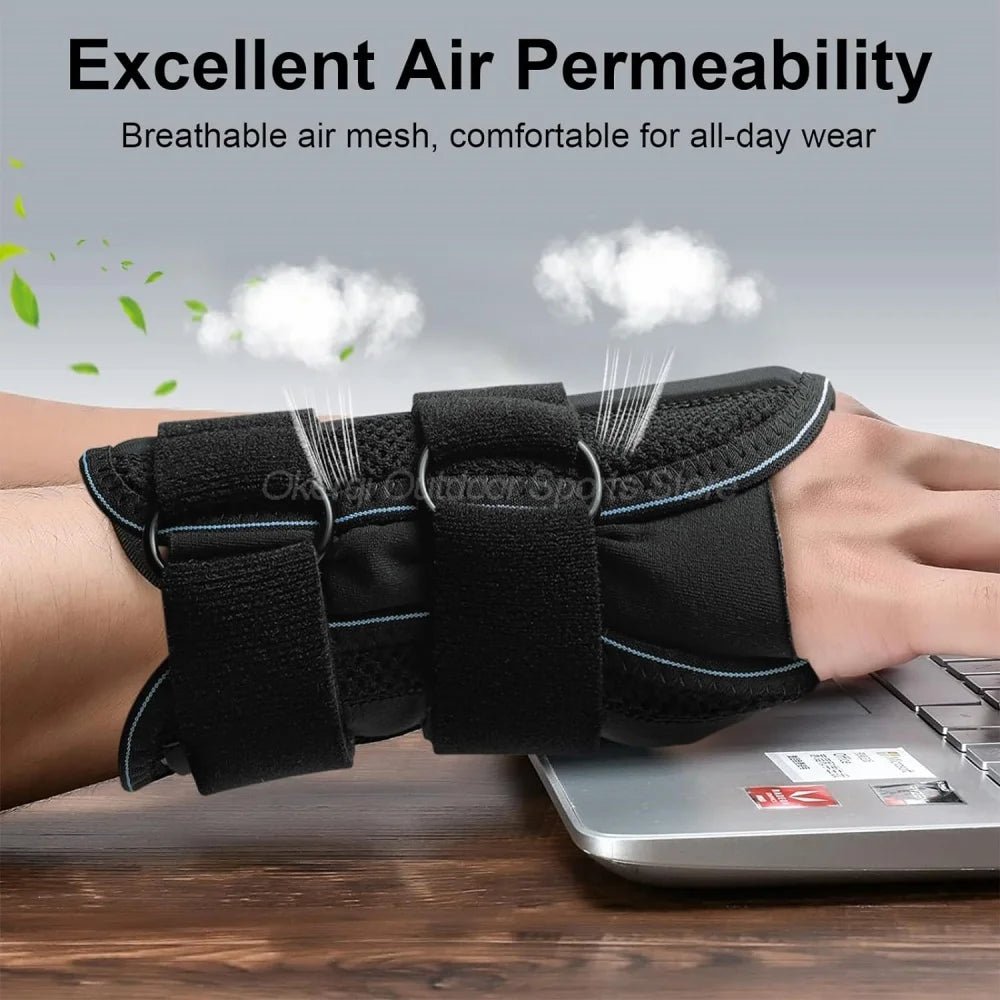 1pc Compression Wrist Brace Protector Carpal Tunnel Sports Wrist Guard Orthopedic Hand Brace Splint Wristband Syndrome Arthritis - Checkouts USA