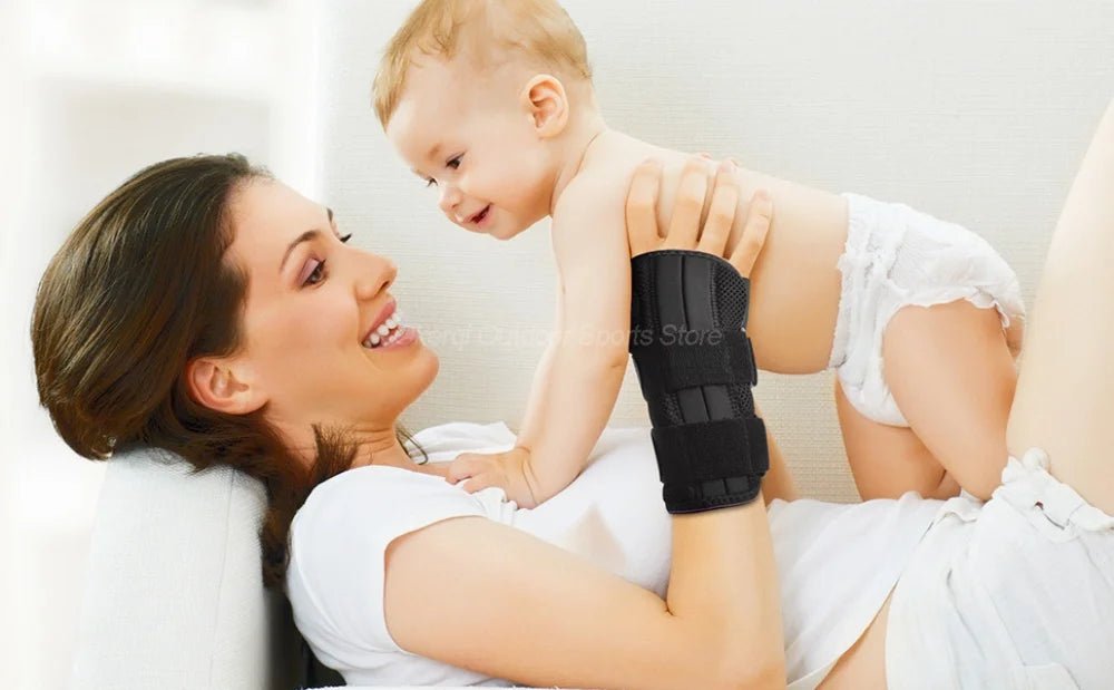 1pc Compression Wrist Brace Protector Carpal Tunnel Sports Wrist Guard Orthopedic Hand Brace Splint Wristband Syndrome Arthritis - Checkouts USA