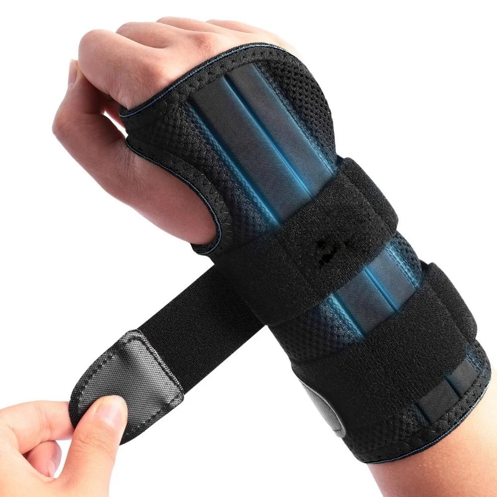 1pc Compression Wrist Brace Protector Carpal Tunnel Sports Wrist Guard Orthopedic Hand Brace Splint Wristband Syndrome Arthritis - Checkouts USA