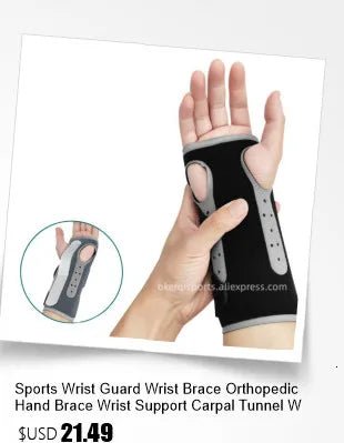 1pc Compression Wrist Brace Protector Carpal Tunnel Sports Wrist Guard Orthopedic Hand Brace Splint Wristband Syndrome Arthritis - Checkouts USA