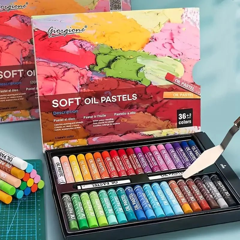 1pc of Ultra - Soft Oil Painting Stick Set, Washable Macaron - Colored Crayons for Graffiti And DIY Art. - Checkouts USA